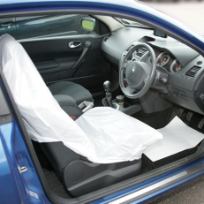 White Disposable Seat Covers