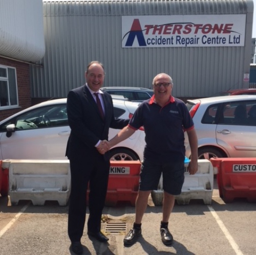 Congratulations to Brown Brothers customer Atherstone Accident Repair Centre! 